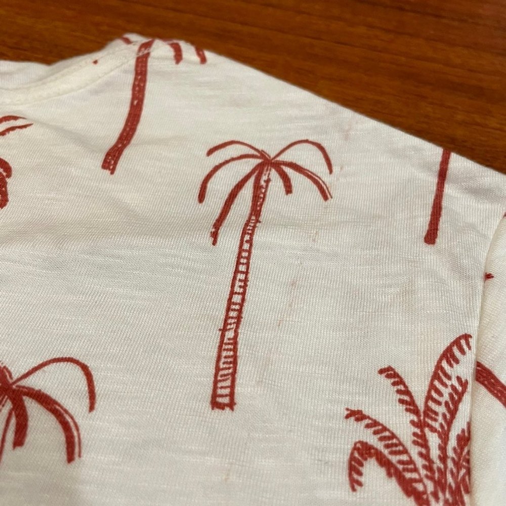 MARINE LAYER SWING CREW TEE WHITE PALM - Picture 5 of 11